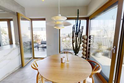 Penthouse cu 2 camere decomandat, mobilat în Dacia - 23