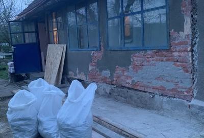 Casa mica in renovare si teren {gradina+livada] in sat Tes, jud.Timis - 2