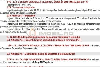 Teren de 986 mp, în Popricani