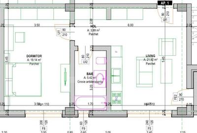 Apartament cu 2 camere decomandat în Rădăuți