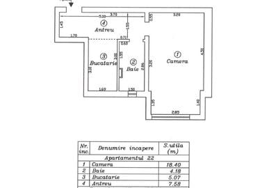 Garsonieră decomandată în Buziașului - 1
