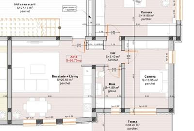 Apartament cu 3 camere semidecomandat, mobilat în Giroc - 10