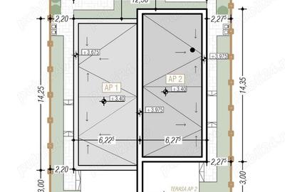 Apartament cu 3 camere semidecomandat în Moșnița Nouă - 9