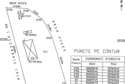 Teren Construcții intravilan de 1427 mp, în 1 Decembrie 1918 - 4