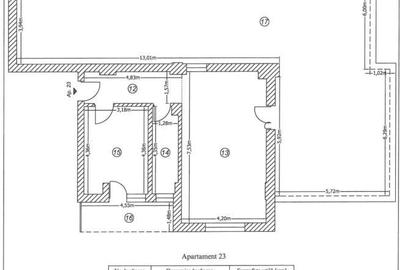 Apartament cu 2 camere semidecomandat în Central - 5