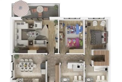 Apartament de 3 camere ( 110 MP totali )-Isaran - 8
