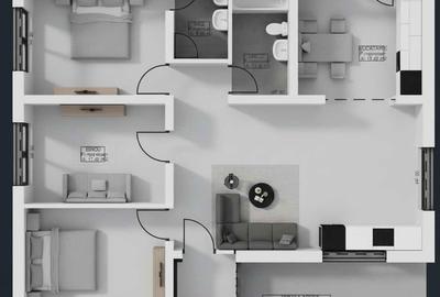 Casă cu 4 camere în Moșnița Nouă - 1