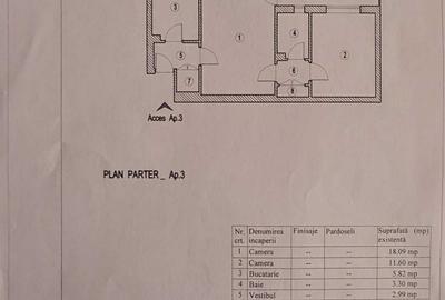 Apartament cu 2 camere semidecomandat în Camil Ressu - 1