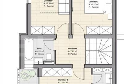 Casă cu 4 camere cu Teren 190 Mp în Buziașului