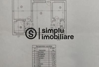 Apartament cu 2 camere semidecomandat în Central - 1