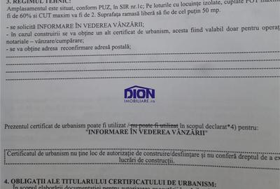 Teren Construcții intravilan de 1626 mp, în Călărași - 1