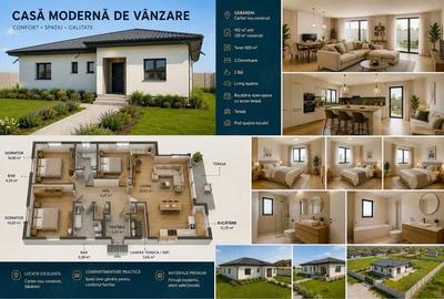 Casă cu 4 camere cu Teren 500 Mp în Central - 3