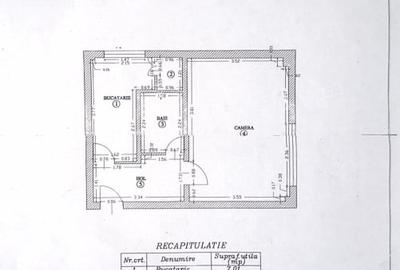 Garsonieră decomandată în Băneasa