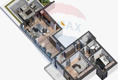 Apartament cu 2 camere decomandat în Cug - 16
