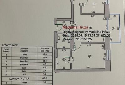 Apartament cu 3 camere semidecomandat în Gorjului - 13