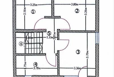 Casă cu 4 camere în Central - 6