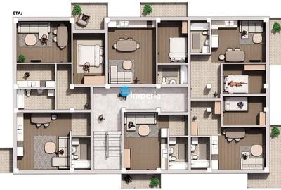 Apartamente noi, 1 camera, parcare inclusa! Pacurari - Rediu - 4