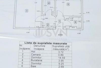 Apartament cu 2 camere decomandat, mobilat în P-ța Victoriei - 10