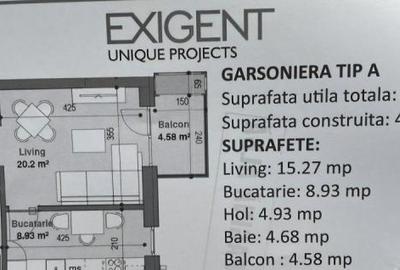 GARSONIERA PLAZA RESIDENCE FAZA 5 BLOC NOU METROU - 5