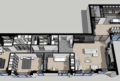 Penthouse de 160mp+71mp terase bloc 2024 - 4
