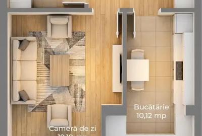 Garsonieră decomandată în Avantgarden - 1