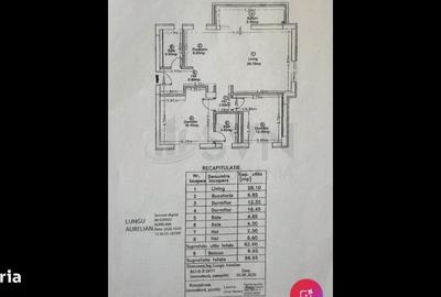 Apartament cu 3 camere în Nord