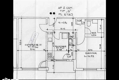 Apartament cu 2 camere decomandat în Obor