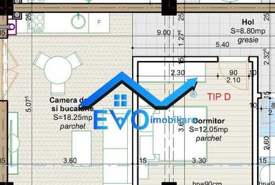 Apartament 2 camere, Popas Pacurari, bloc nou, parcare inclu - 2