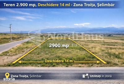 Teren de 2900 mp, în Șelimbăr