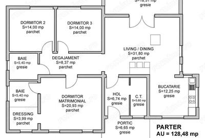 Casa noua de vanzare, nivel parter, living generos si 3 dormitoare - 5