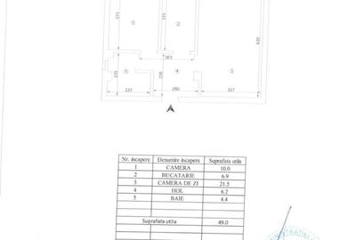 Apartament cu 2 camere decomandat în Nord - 11