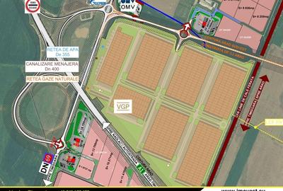 LOCATIE UNICAT. 15.000 mp langa Autostrada A1.  Cu acces direct din giratie. - 2
