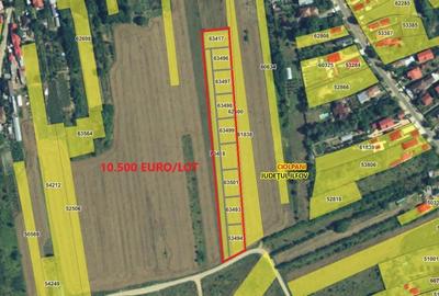 Teren intravilan 6525mp, plata in rate, 9 loturi, asfalt - 2