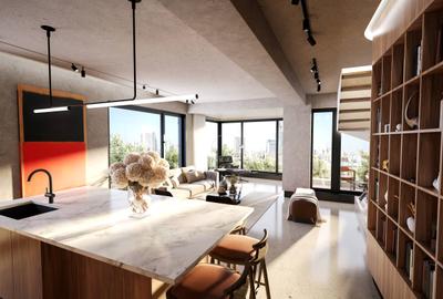 Penthouse cu 4 camere semidecomandat în Timpuri Noi - 2