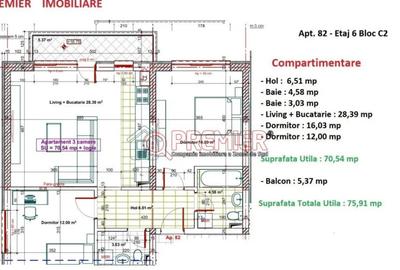 Apartament cu 3 camere semidecomandat în Apărătorii Patriei - 3