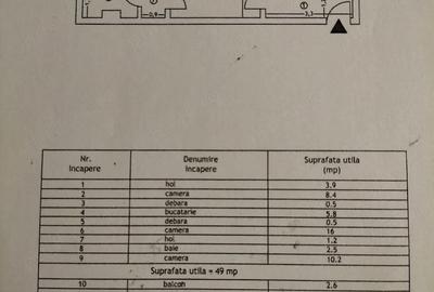 Apartament cu 3 camere semidecomandat, mobilat în Zimbru - 8