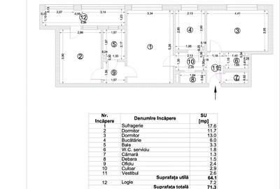 Apartament 3 camere - intrare IOR - 1