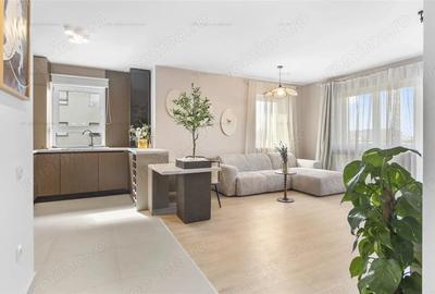 Apartament cu 3 camere, mobilat în Tractorul - 1