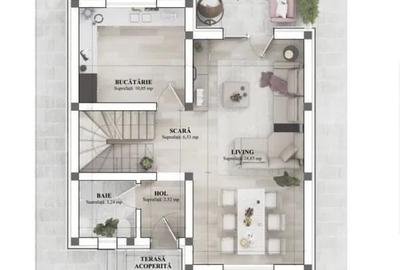 Casa cu 4 camere , priveliste panoramica Ciurbesti - 14