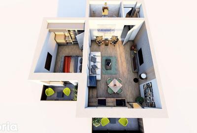 Apartament cu 2 camere în Sânpetru - 4