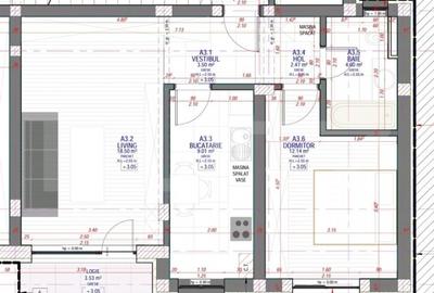 Apartament cu 2 camere decomandat în Mehala