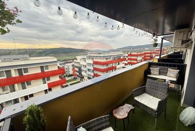 Apartament cu 3 camere,balcon si priveliste superba, Baciu,COMISION 0% - 9