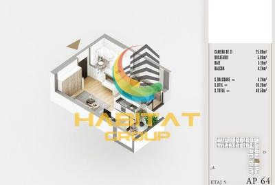 Titan Garsoniera dec. 41 mp PREMIUM vis-a-vis Parcul Teilor - 2