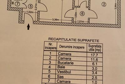 Apartament cu 2 camere semidecomandat în Teiul Doamnei
