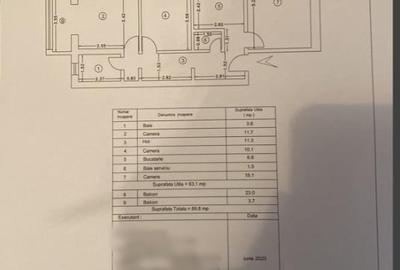 Apartament LUX! Frumoasa, 3 camere, decomandat, 2 balcoane, 2 bai ! - 17