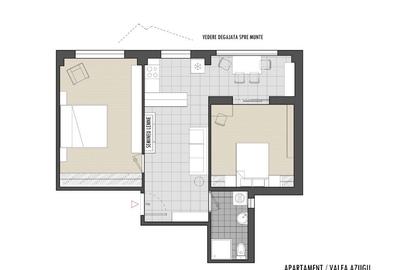 Apartament 3 camere Azuga 10min. de partiile Sorica si Cazacu - 2