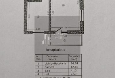 Apartament cu 2 camere decomandat în Metalurgiei - 1