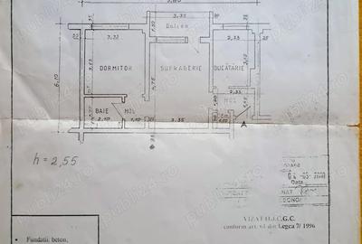 De vanzare apartament cu 2 camere semidecomandat Sinaia