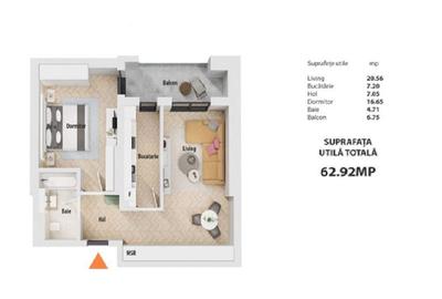 Apartament cu 2 camere decomandat, mobilat în Politehnica - 9