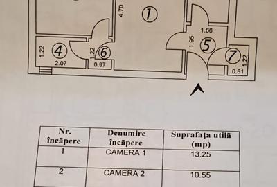 Apartament  cu 2 camere, zona Micro 20 Pret 49.900 Euro - 8